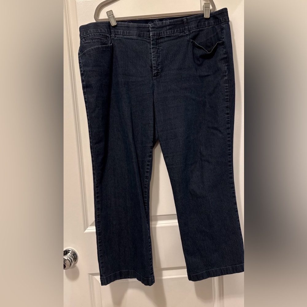 JM Collection Women's dark blue Jeans